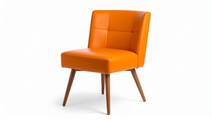 Naklejka premium red leather chair
