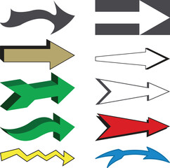 set of arrows