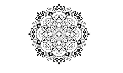 Vector flower mandala  design fully editable high quality