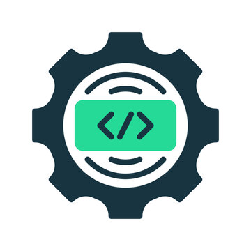 Software Development Line Icon, Outline Symbol for Coding, Programming, Application Design, IT Solutions, and Digital Transformation. Vector Sign Icon