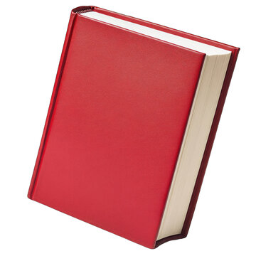 Red book angled, cream pages