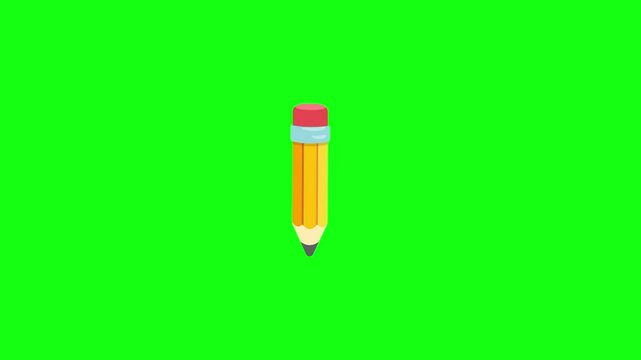 vector illustration of pencil