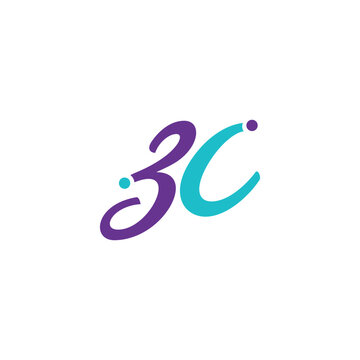 Fun and Bold Retail Logo zc letters Creative Monogram Logo Concept