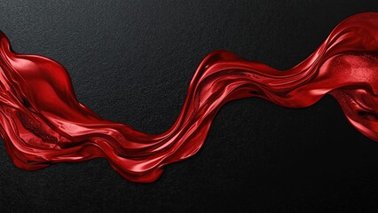 red smoke on black background