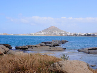 Greece  Naxos island sea view