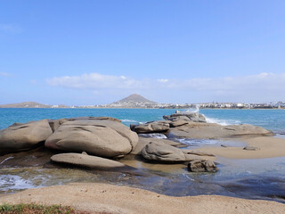 Greece  Naxos island sea view