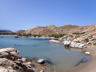 Greece Paros island Kolympethres Beach
