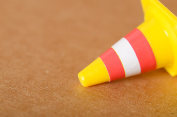 High-Visibility Safety Cone for Construction and Traffic Control