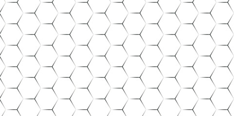 Naklejka premium Seamless creative geometric Pattern of white hexagon white abstract hexagon wallpaper or background. 3D Futuristic abstract honeycomb mosaic white background. white hexagon geometric texture. 