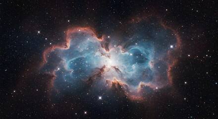 Stunning Nebula Image of Space and Stars in the Universe, Outer Cosmos, Galaxy