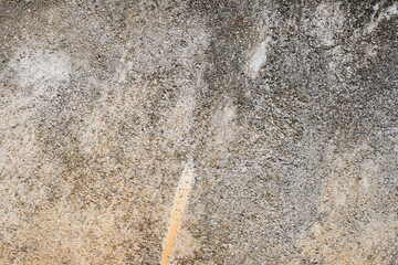 Old Abandoned Building Wall with Moss, Cracks, and Faded Colors. Close-up of an Old Concrete Wall...