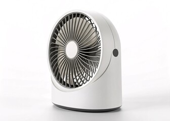 electric fan isolated on white