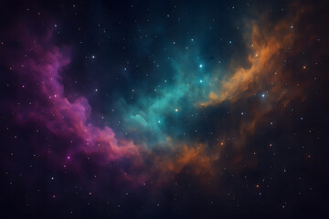 Fototapeta premium stars and nebula