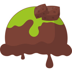 Ice Cream Scoop Illustration