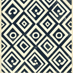 Diamond Box Abstract Repeating Design