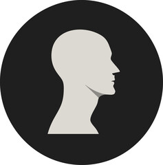 Male Avatar Silhouette – Classic Look