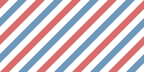 Patriotic red white blue stripes &ndash; seamless background