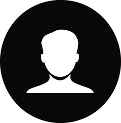 Male Avatar Silhouette – Classic Look
