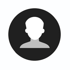 Male Avatar Silhouette – Classic Look