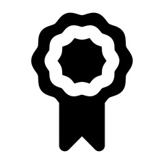 Clean and modern solid vector icon of a awards, representing business themes. Perfect for mobile apps, infographics, UI/UX designs. This scalable SVG is ideal for digital or print projects.