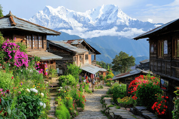 Picturesque Ghale Gaun Village Showcasing