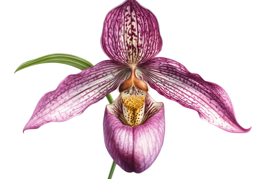 Darwin’s Slipper Flower cluster isolated on transparent background — high-resolution PNG botanical cut-out for seamless floral overlays, greeting cards, wedding invitations and scrapbooking