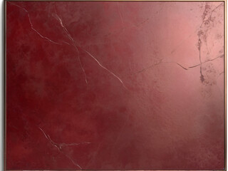 Deep Red Metallic Surface with Subtle Veins