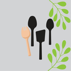 Spoon vector icon for web and apps.