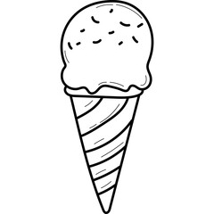 Ice Cream Cone Doodle
