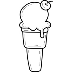 Ice Cream Cone Doodle