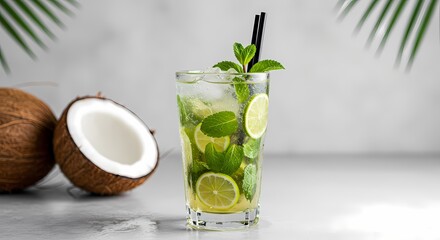 Fototapeta premium mojito cocktail