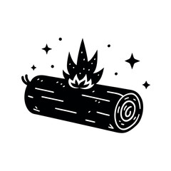 christmas yule log clipart