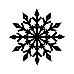 snowflake christmas vector