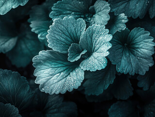 frost on leaves