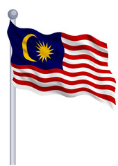 flag of malaysia