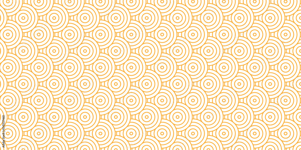 Poster overlapping creative diamond circle abstract orange and yellow pattern background with waves texture