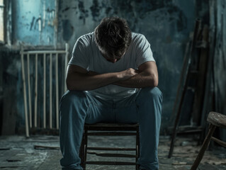 man in sorrow 