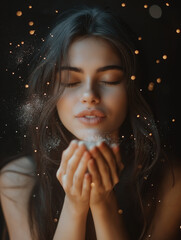 Whispering Wishes in the Stardust Night