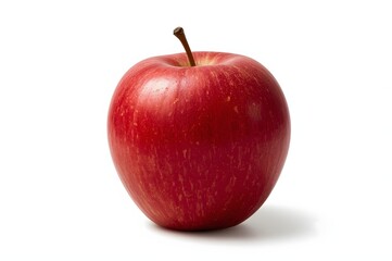 Red apple, whole, studio shot