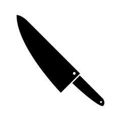 Kitchen knife icon vector. Cook knife illustration sign. Chef symbol. Cook logo.
