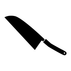 Kitchen knife icon vector. Cook knife illustration sign. Chef symbol. Cook logo.
