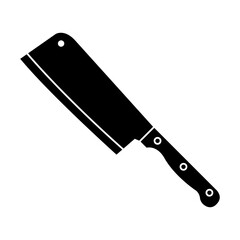 Kitchen knife icon vector. Cook knife illustration sign. Chef symbol. Cook logo.