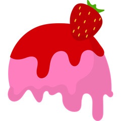 Ice Cream Scoop Illustration