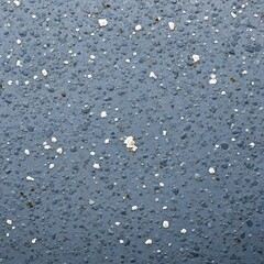 Abstract Blue Surface, White Specks, Textured Detail, Minimalist Design, Liquid Effect