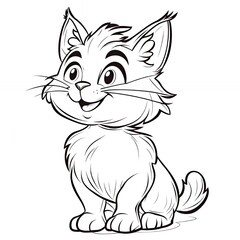 Obraz premium gentle beasts in quiet lines