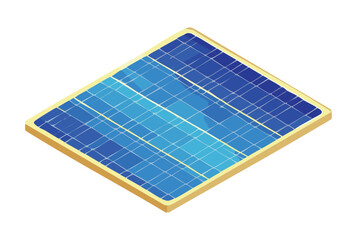 Square Solar Panel Energy Device