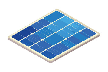 Angled Solar Panel Energy Cell