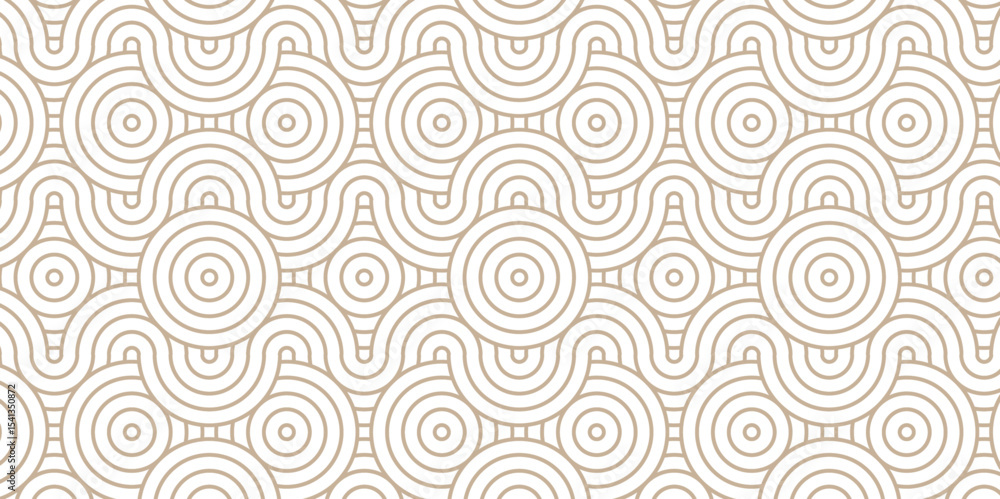 Poster overlapping creative diamond circle abstract wood color pattern background with waves texture. geome