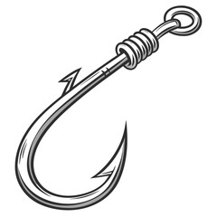 Editable Fishing Hook Vector Bundle – Tribal, Barbed, Minimal, and Fun Designs