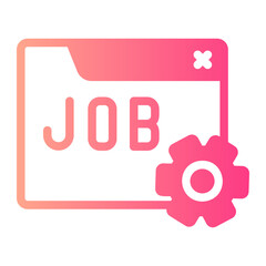 job gradient icon